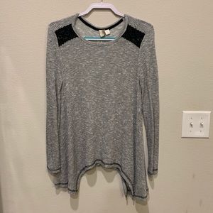 Francescas Silver and Black Tunic